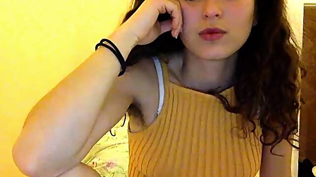 Cute legal age teenager 15 softcore handcuffs