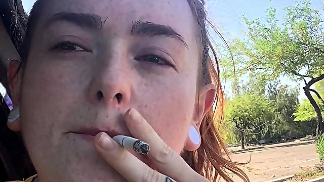 Busty amateur teen outdoor hardcore facial action
