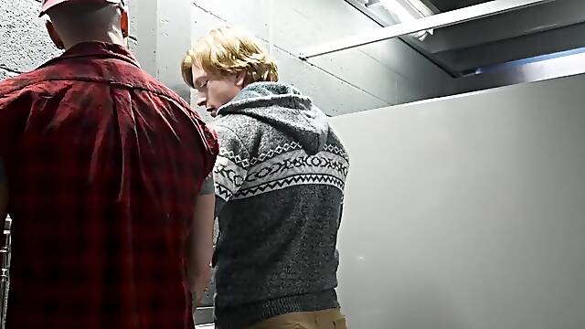 Kyle Connors’ Rough Toilet Stall Bareback