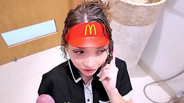 Mcdonald’S Girl Desperately Fucks To Fix Her Mistake