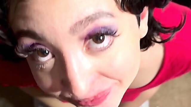 Amateur blowjob and cumshot homevideo