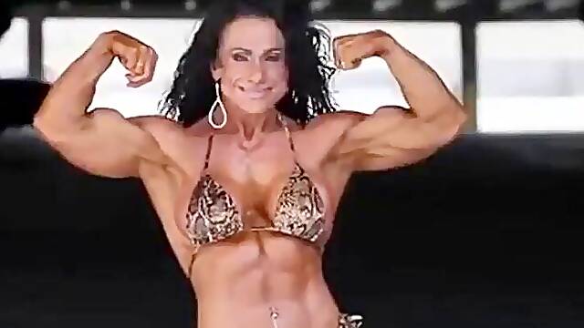 Deb in sexy bikini with huge muscles: Big Ass, Brunette Pornhub Porn