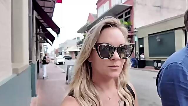 Busty French Mature Tiffany Gets Pounded by Couple on USA Holiday