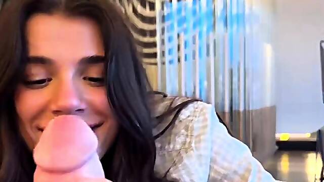 Sultry babe cant resist a big fat dick in her aching cunt