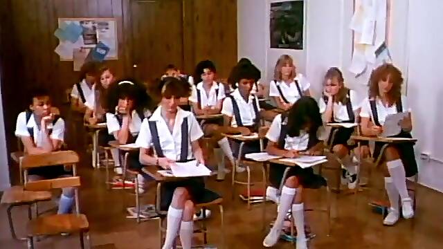 Loose Times at Ridley High (1988) - bunny bleu, kimberly carson, renee summers, andrea adams, jade nichols, debra wong