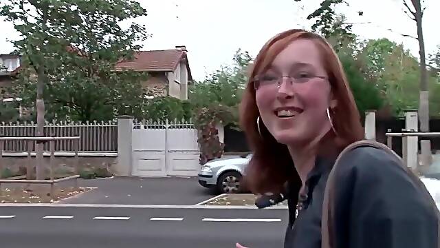 Young french redhead hard analized with her nice small tits