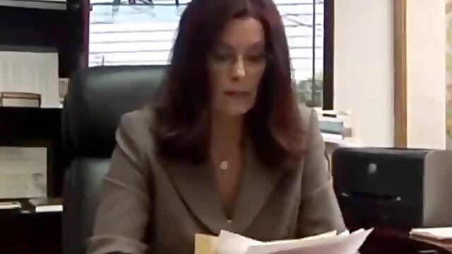 Lesbian office seduction