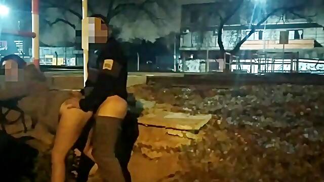 Girl Flashing Naked In The Street Fucking In Public Voyeurs And Caught By The Police With Naked Street