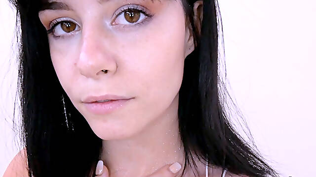 Hottie Egyptian looking Girl tests New Toys