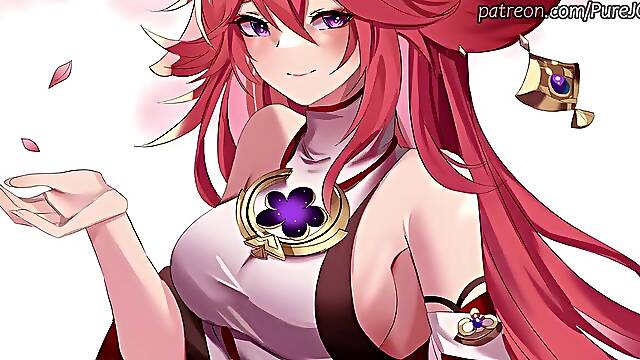 Specific feminization training with your girlfriend Yae Miko (Femdom JOI)
