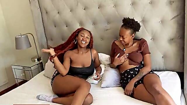 College freshmen BLACK LESBOS with GIANT TITTIES and firm booties disclosed their true excitement