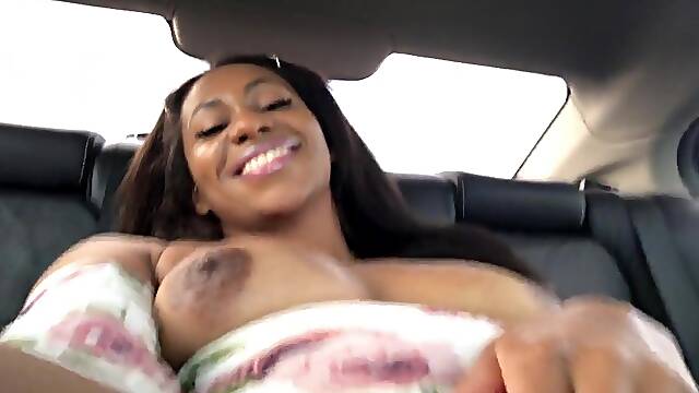 Masturbating & Sex-toy-ing in my car. CREAMY