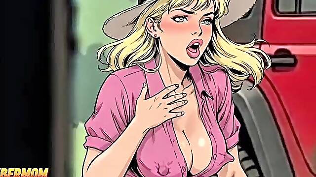Jungle Gas Station: A Ebony Pump for a White Wife. Toon BBC Wife Cuckold
