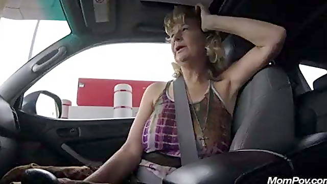 Kinky granny on vacation