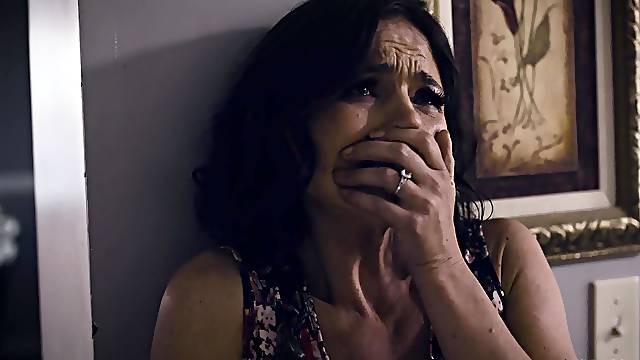 Cute blonde takes cock in each of her tiny holes