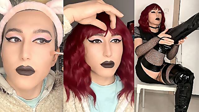 Boy 2 sexy girl transformation feminization