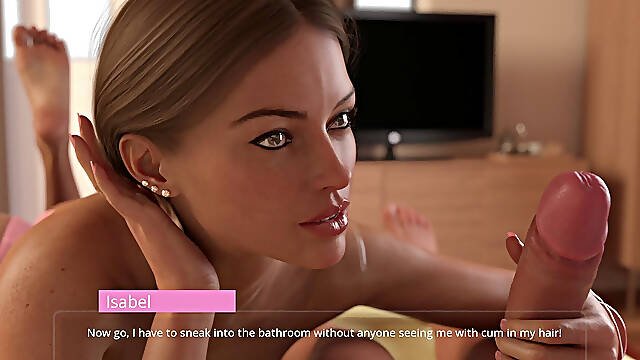 Hot Stepsister Secretly Helps Her Horny Stepbrother to Cum - Midnight Paradise