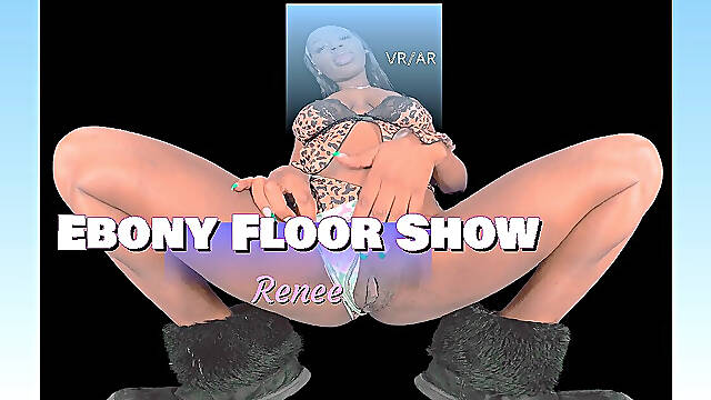 Ebony Floor Show - Sexy Dance & Tease