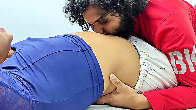 BDSM Hand Tied and Licking Chocolate From Navel Hole