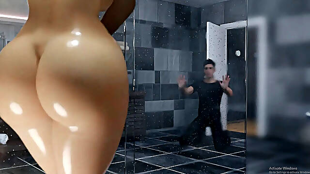 Stepmom Needs Help for Applying Sunscreen