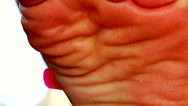 4K Yoga Sandal Tease From Hot Blonde MILF with Long Toenails & Tory Burch Sandals