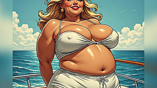 Hot Tanned Ai Women on Boats