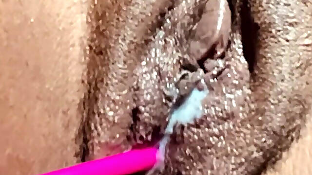 Lush in Ebony Pussy Creamy