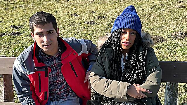 Vicky Menage gets her pussy stuffed with bbc in a steamy scene.